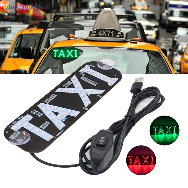 Vhdd Đèn led taxi 2 Màu Có Thể Thay Đổi Kèm usb  vn