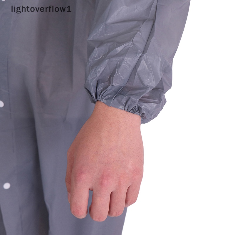 Áo Mưa Trong Suốt Có Nút Gài Bảo Vệ Chống Mưa