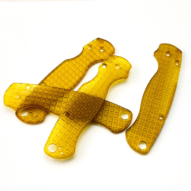 1 Cặp Cân Ultem Tùy Chỉnh Cho Spyderco Bán Quân Sự 2 Miếng Dán Dao Cân PEI