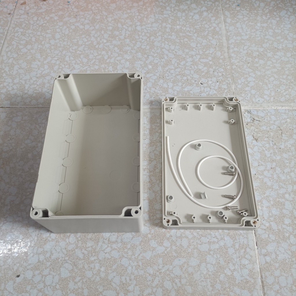 Hộp nhựa ABS 200x120x90mm , lắp được 12 cell 32650 hoặc 6 cell 33140