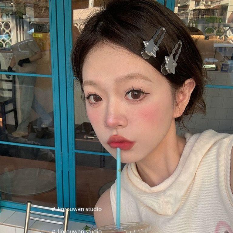 Kẹp Tóc Kim Loại Hình Ngôi Sao Năm Cánh Dễ Thương