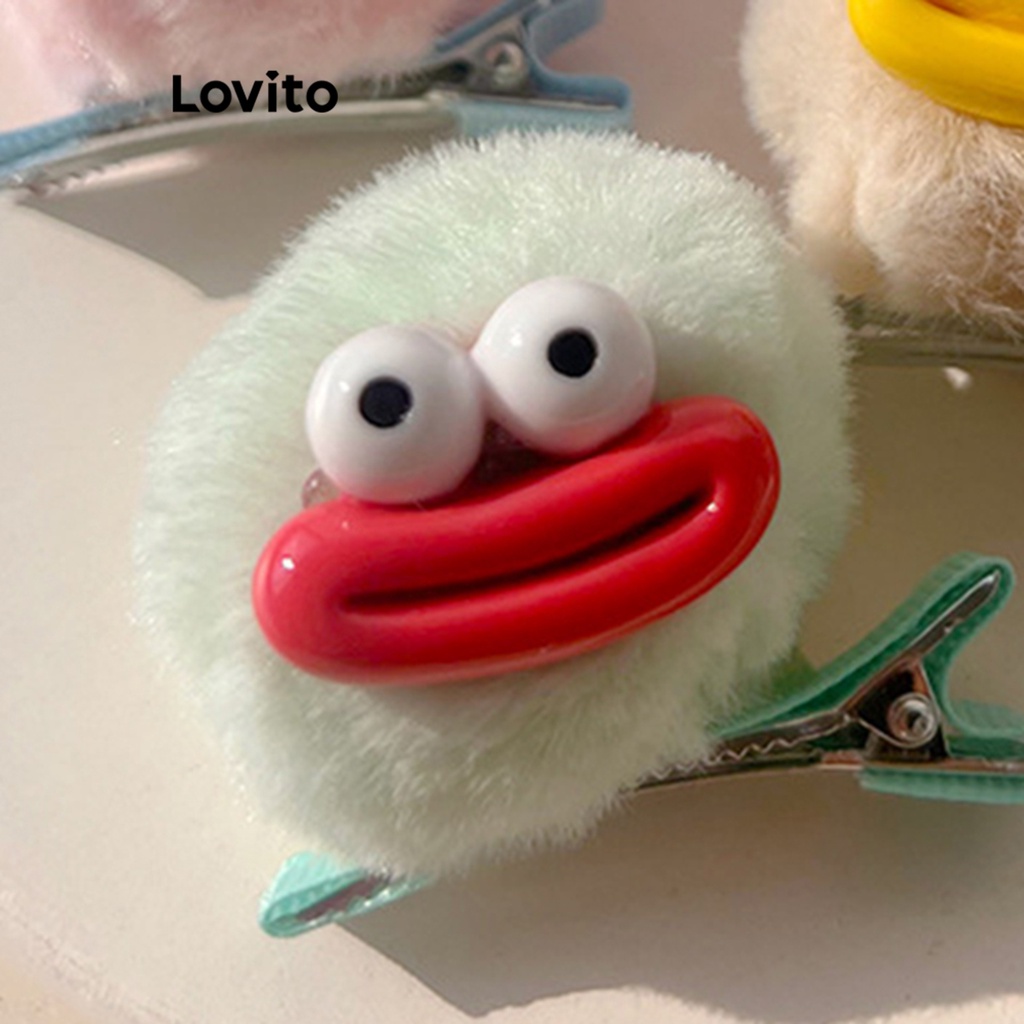 Lovito 5 chiếc kẹp tóc hoạt hình thông thường dành cho nữ LNA31482