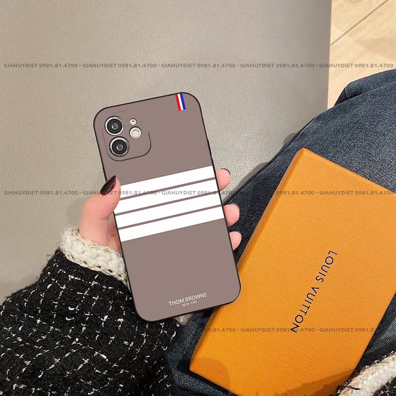 Ốp lưng iPhone Thom Nâu Xám Full 15/15Pro/15Plus/15Promax