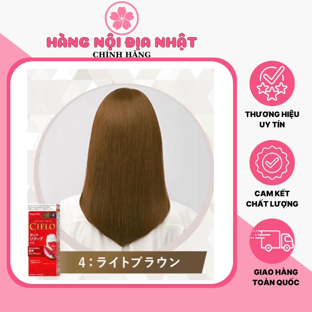 Sản Phẩm nhuộm tóc Cielo chuẩn Nội Địa Nhật