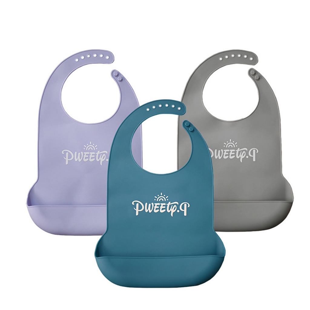 Yếm Ăn silicone Dẻo Chống Thấm Nước Có Thể Tái Sử Dụng Dễ Lau Chùi Cho Người Lớn Tuổi