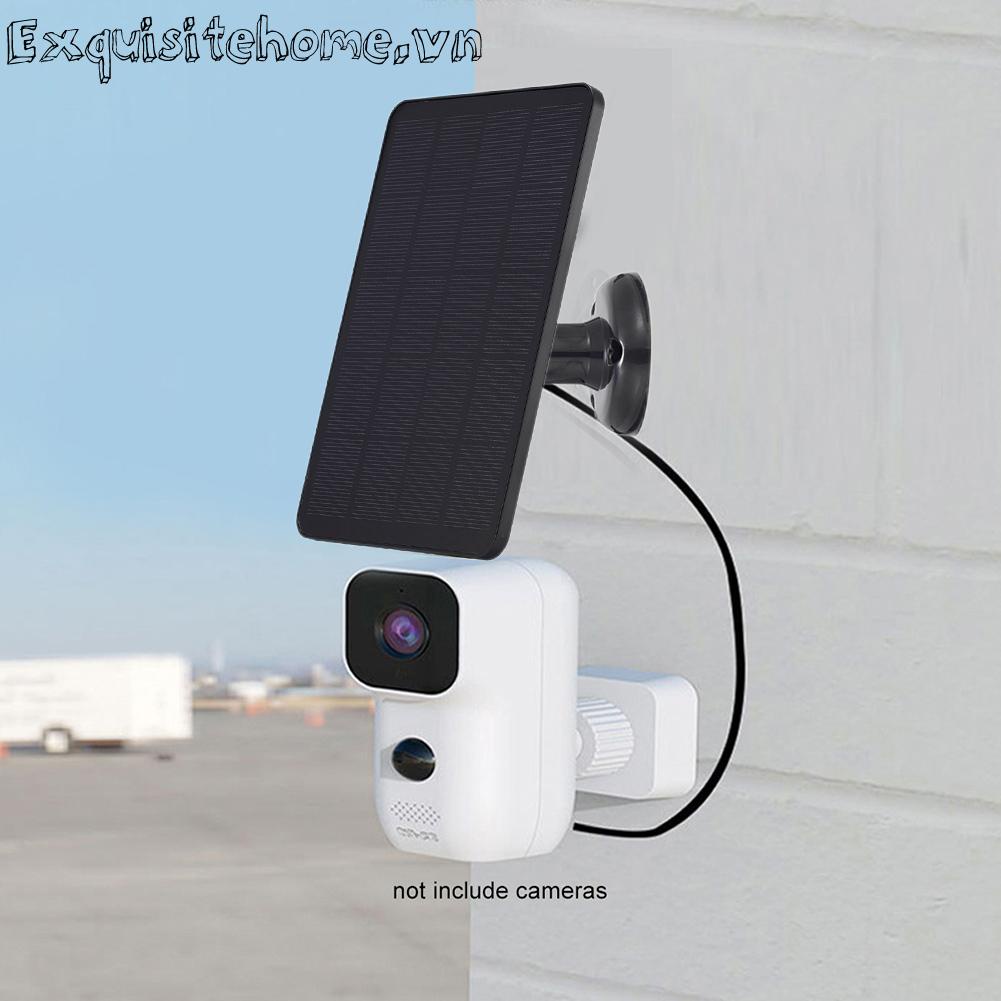 Tấm Pin Năng Lượng Mặt Trời 10w 5v Cho camera An Ninh Ngoài Trời dc5521 / usb-c