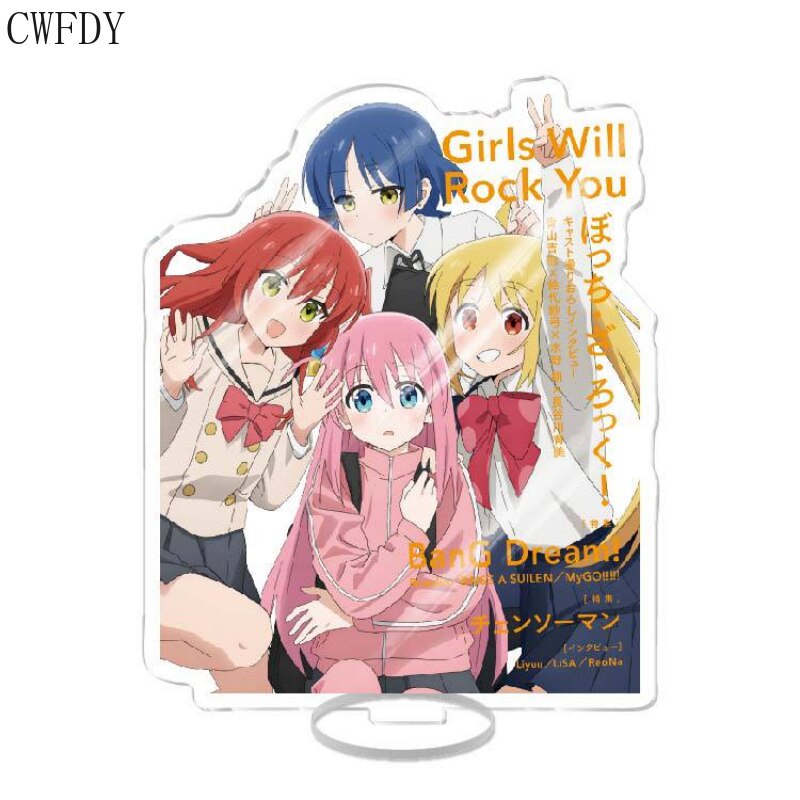 Mô hình Standee Anime Bocchi The Rock! Figures Acrylic Stand Model Gotou Hitori Ijichi Nijika Yamada Ryo Kita Ikuyo
