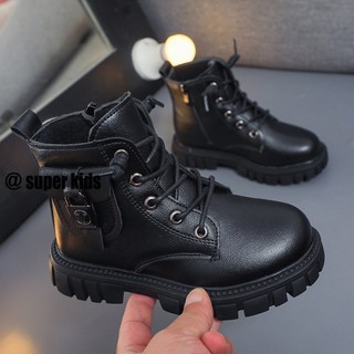 SUPER KIDS Giày Boot Phong Cách Hàn Quốc Trẻ Trung Cá Tính Thời Trang Dành Cho Cả Nam Và Nữ