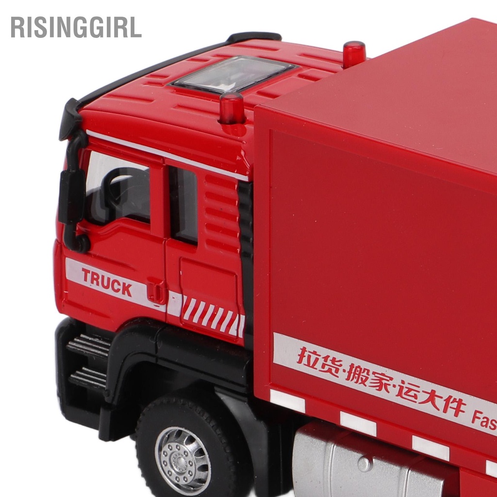 1/50 Mô Hình Xe Container Hợp Kim Kéo Lại Kỹ Thuật Vận Chuyển Đồ Chơi Cho Trẻ Em Bé Trai Gái Quà Tặng RisingGirl