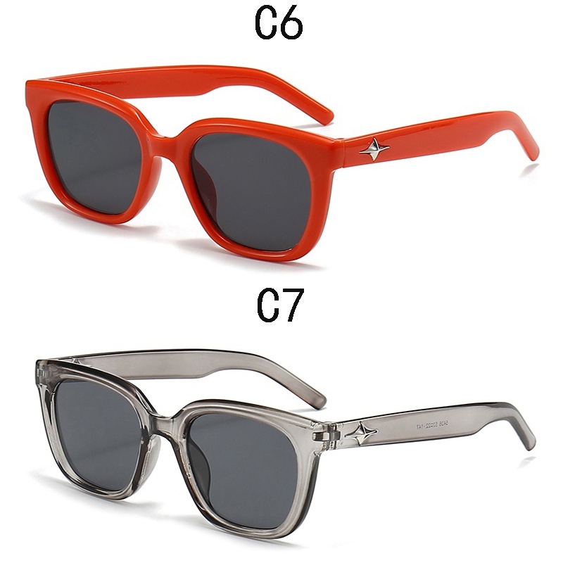 Kính Mát Gọng Vuông Phong Cách retro Hàn Quốc Chất Lượng Cao Chống Tia uv400