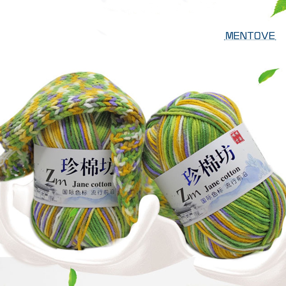 Set 4 Cuộn Len Đan Móc Nhiều Màu Sắc Cho Bé