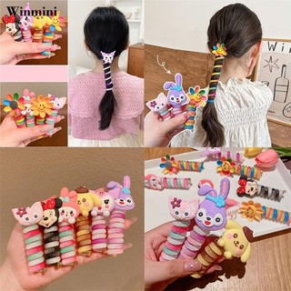 Dây buộc tóc dạng xoắn đàn hồi cao phong cách hàn quốc mới sanrio