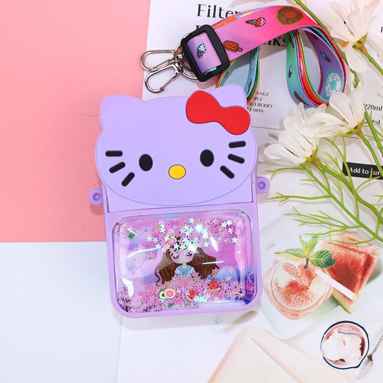 Túi xách silicon pop it kim sa hello kitty đeo chéo thời trang đựng bao bì lì xì, mỹ phẩm