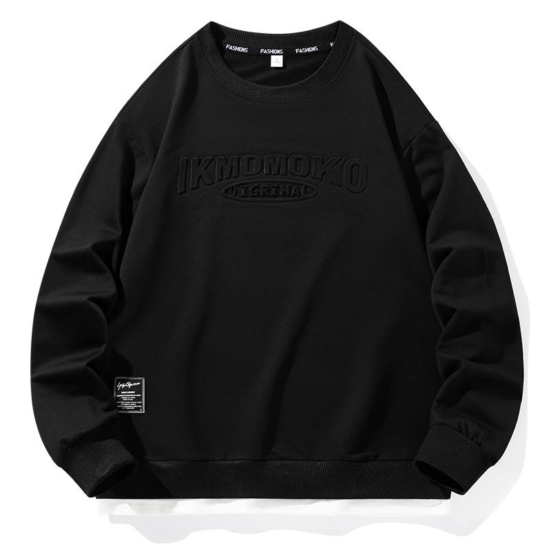 Áo Thun cotton Cổ Tròn Tay Dài Phong Cách Mới Mùa Thu Cho Nam size m-5xl23