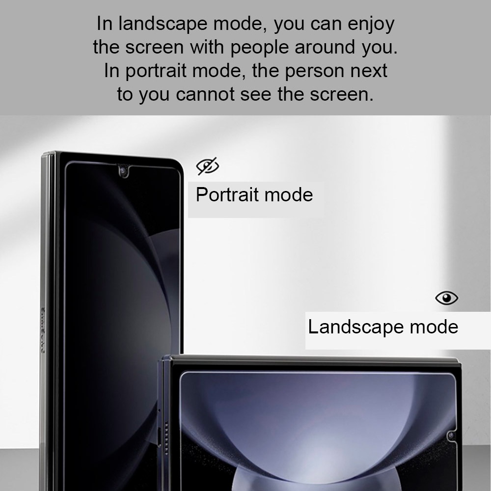ARAREE Core Privacy Galaxy Z Fold 5 Fold5 Tempered Glass Screen Samsung Korea