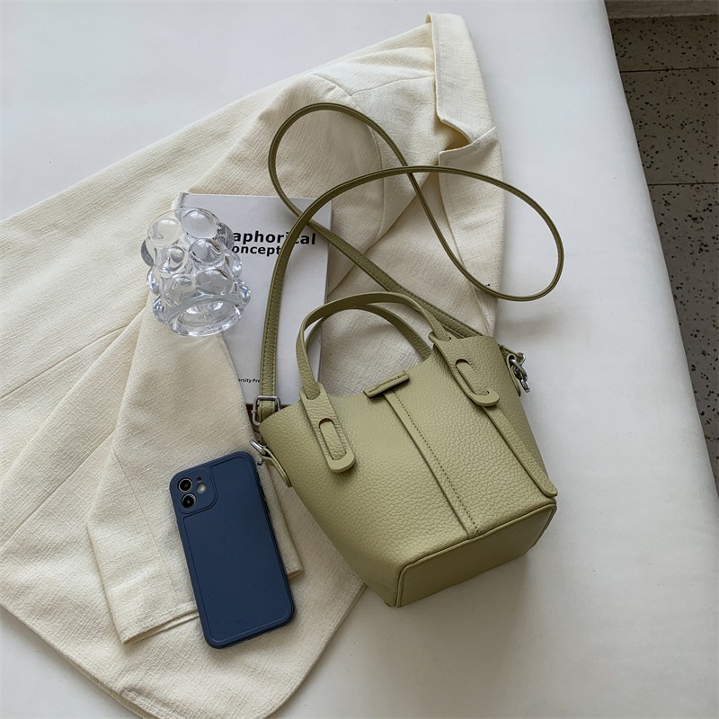 Túi Đeo Chéo mini Màu Trơn Đơn Giản Thời Trang retro 2023 Dành Cho Nữ