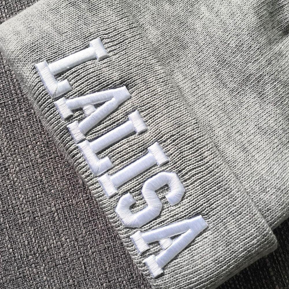 Mũ Len Thêu Chữ elmer1 lalisa beanie Phong Cách Hàn Quốc Cá Tính