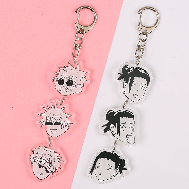 Móc Khóa Mô Hình Nhân Vật jujutsu kaisen geto suguru satoru gojo