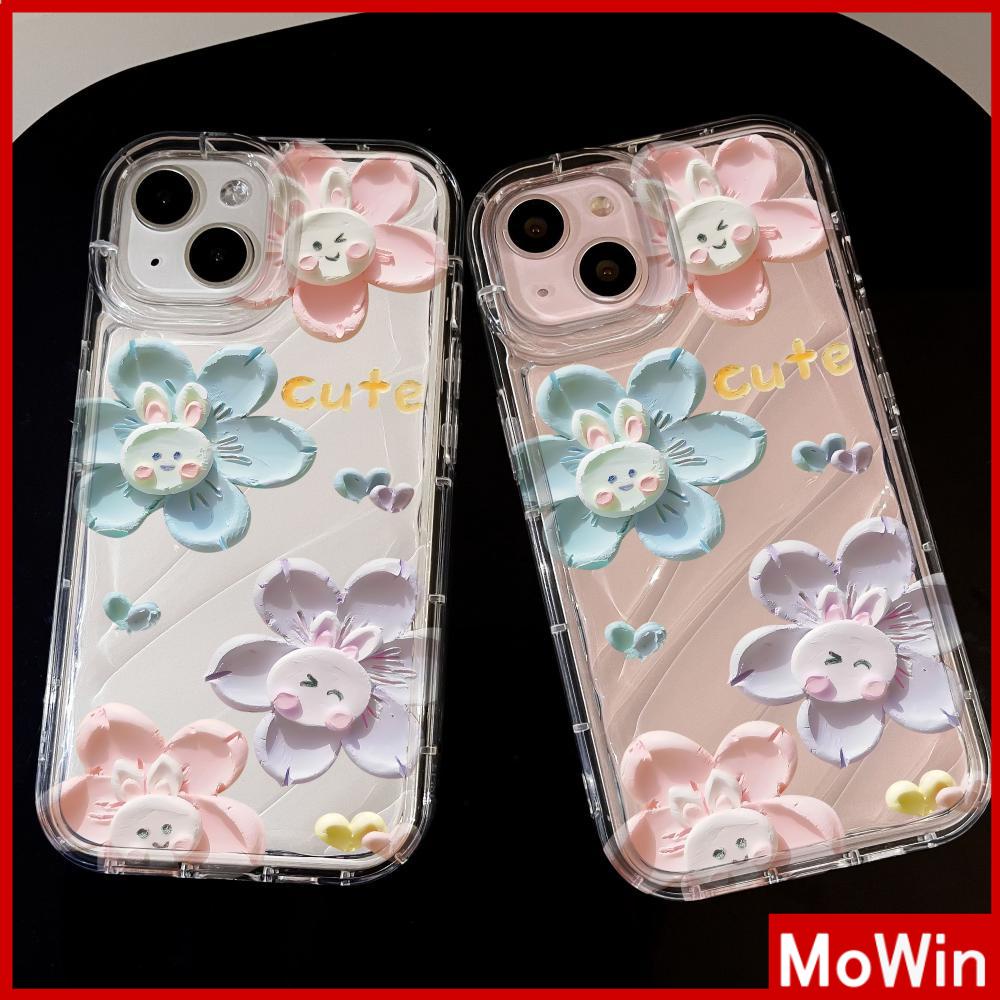Ốp lưng iPhone 15 Pro Max Vỏ iPhone Nước Gợn Sóng Trong Suốt TPU Chống Sốc Mềm Trong Suốt Tranh Sơn Dầu Đơn Giản Hoa Tương Thích Với iPhone 14 13Pro Max 12 Pro Max 11 XR XS 7 8Plus