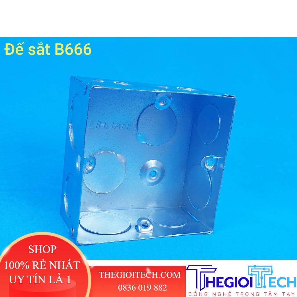 Đế sắt vuông B666