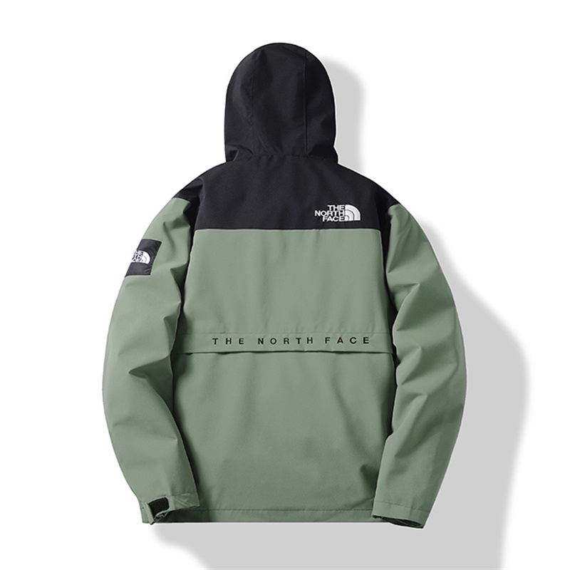 Áo Khoác Gió Thêu logo the north face 100% Chính Hãng Chống Thấm Nước Thời Trang Cho Cặp Đôi