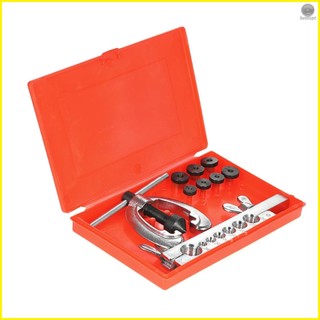 9pcs Aluminium Copper Brass Flares Double Pipe Flaring Tool Kit Set for Mechanics