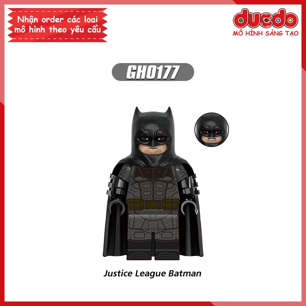 Minifigures các siêu anh hùng siêu chất Flash, Batman, Super Man - Đồ chơi Lắp ghép Xếp hình Mini XINH G0123