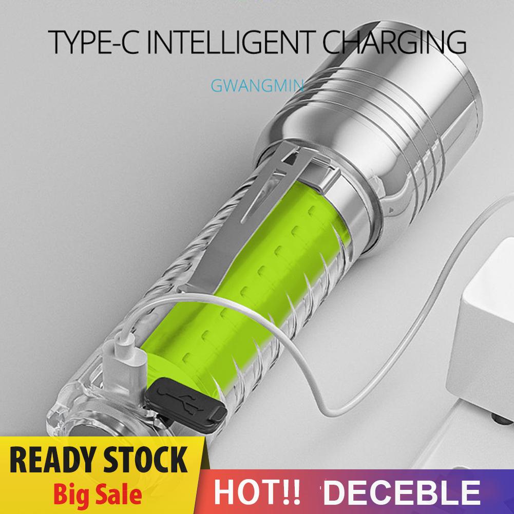 Đèn Pin led xhp50 500mah 800lm Sạc usb Chống Thấm Nước Tiện Dụng