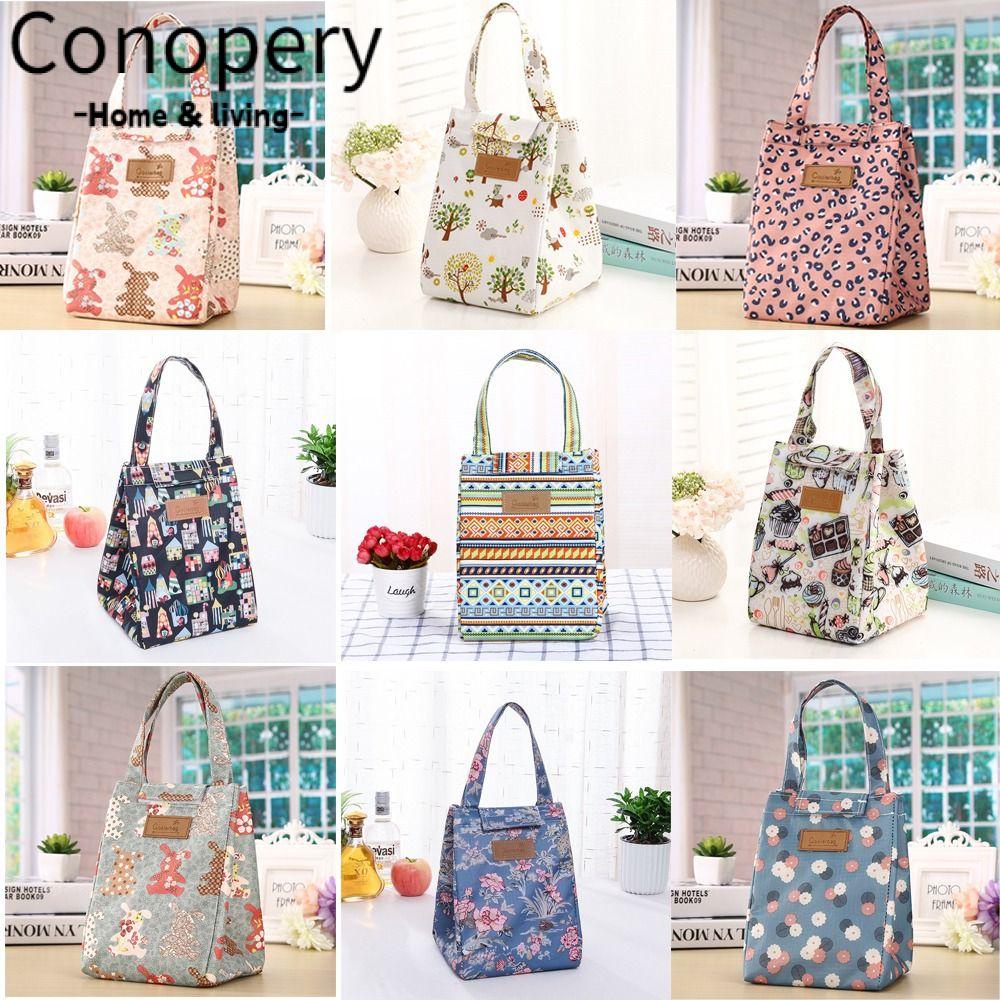 Conopery Túi Đựng Hộp Cơm Trưa Giữ Nhiệt Dung Tích Lớn Tiện Dụng Mang Theo Cắm Trại