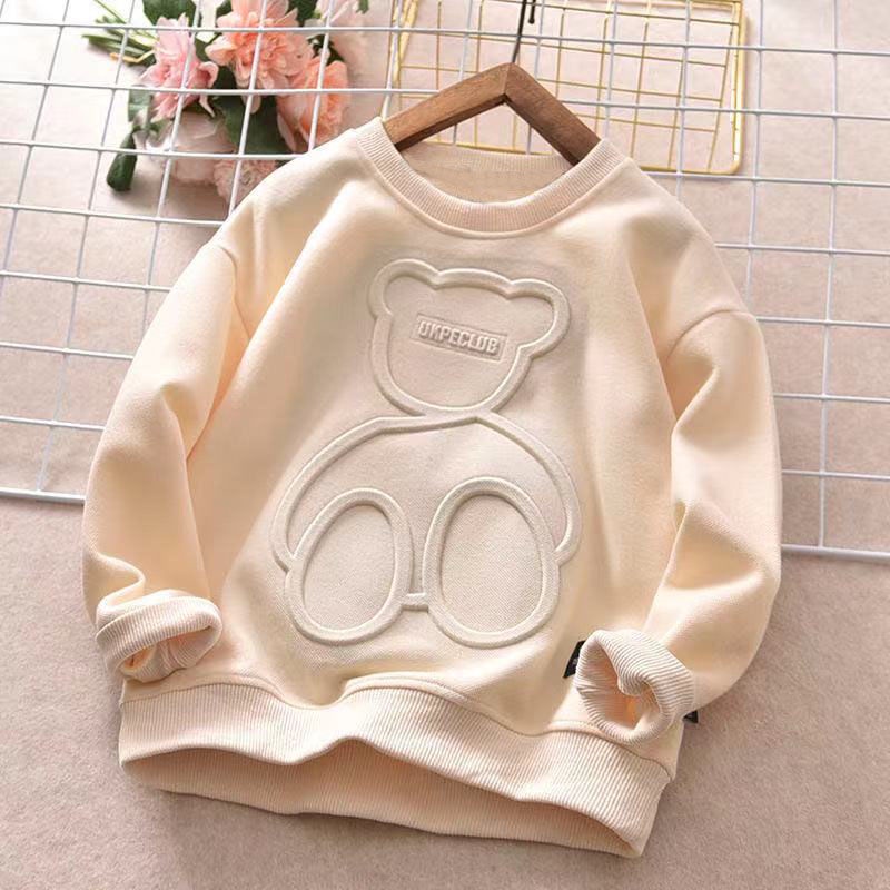 IKIDS Áo vệ sinh trẻ em mùa thu và mùa đông sản phẩm mới quần áo trẻ em trai cotton áo thể thao trẻ em