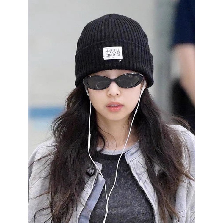 Mũ Len Dệt Kim Phong Cách kpop blackpink jennie Phiên Bản Hàn Quốc Cá Tính