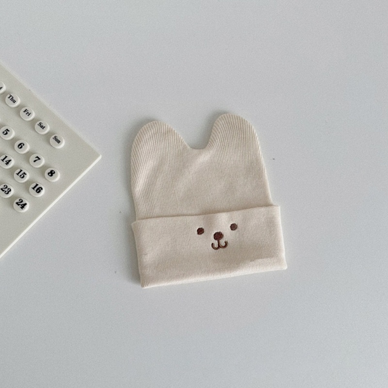 Mũ Dệt Kim Thêu Họa Tiết Hoạt Hình Trọng Lượng Nhẹ Thoải Mái Thời Trang Thu Đông Cho Bé