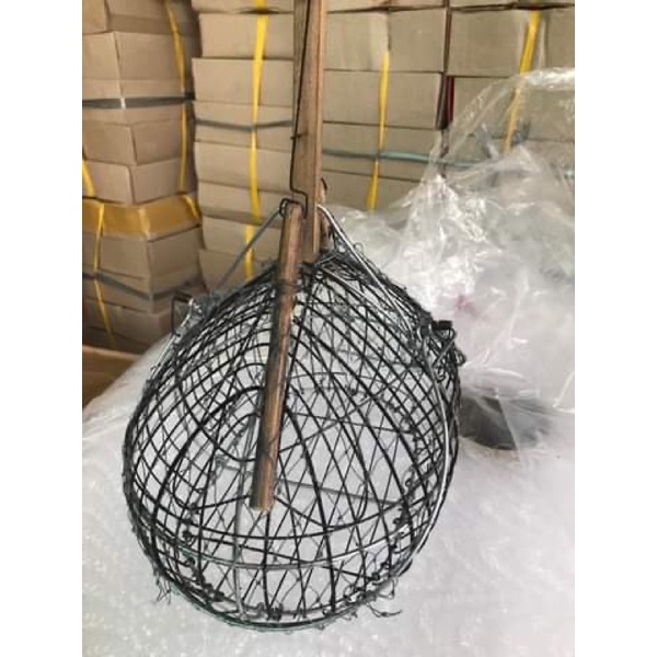 Lồng sắt bẫy sắt chim chào mào và vành khuyên chất liệu sắt cứng cáp siêu nhạy bén và an toàn