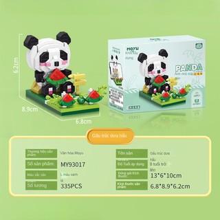 Lego Gấu Trúc Đứng Trang Trí
