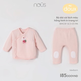 [Nous] Bộ dài tay sơ sinh.(3-5,5kg)