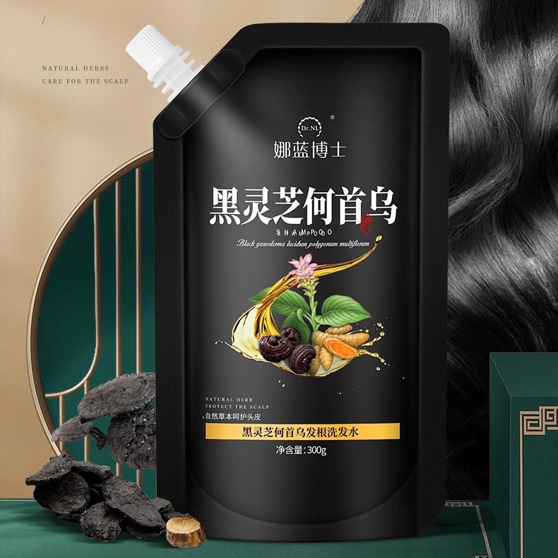 Dầu Gội Dưỡng Đen Tóc Cao Linh Chi Dr.Dmy 300g Nuôi Dưỡng Tóc Bóng Mượt, Đen TócTự Nhiên