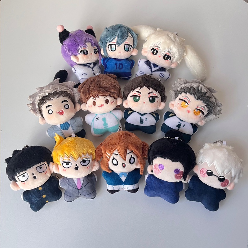 Set 100 Đồ chơi nhồi bông Hình Nhân Vật Phim Hoạt Hình haikyuu mob psycho