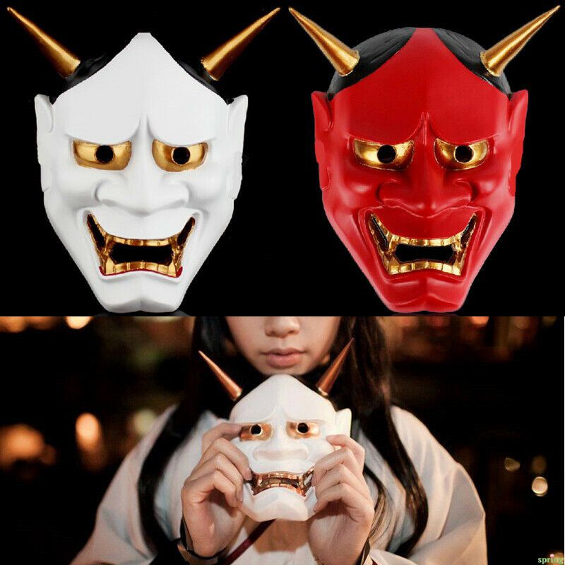 ⚡VẬN CHUYỂN NHANH⚡⚡ Mặt Nạ Halloween   Nhật Bản Hannya Halloween Hóa Trang Cosplay Tiệc Kinh Dị Mặt Nạ Hannya   Kinh Dị Mặt Nạ Hanya Phụ Nữ Nam Mặt Nạ đạo Cụ Trang điểm