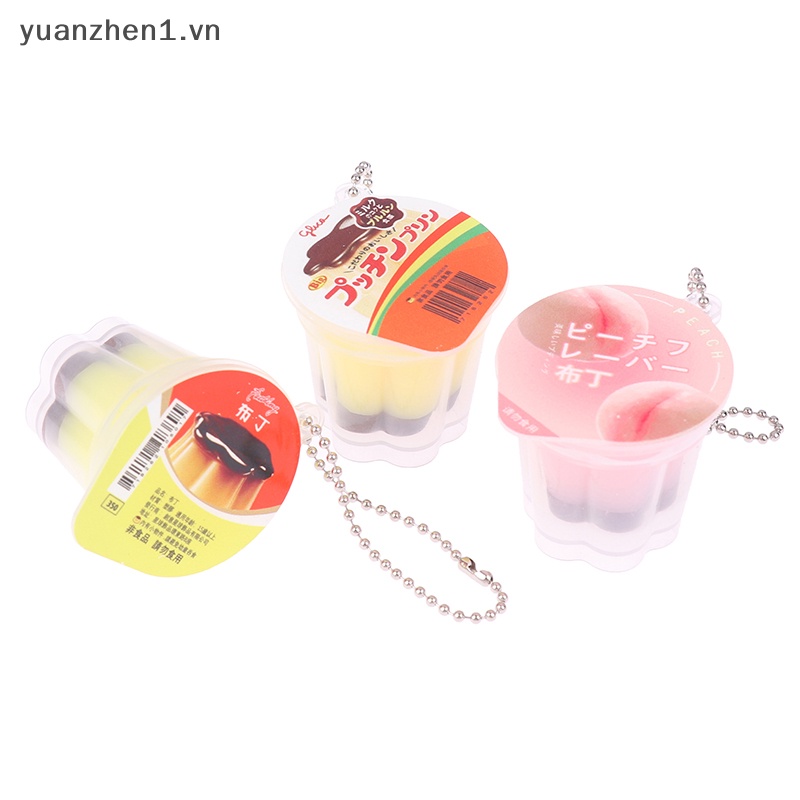 Zhen Móc Khóa Mặt Đồ Chơi Giải Tỏa Căng Thẳng Hình Thức Ăn Mới Lạ Trang Trí Ba Lô Giảm Căng Thẳng vn