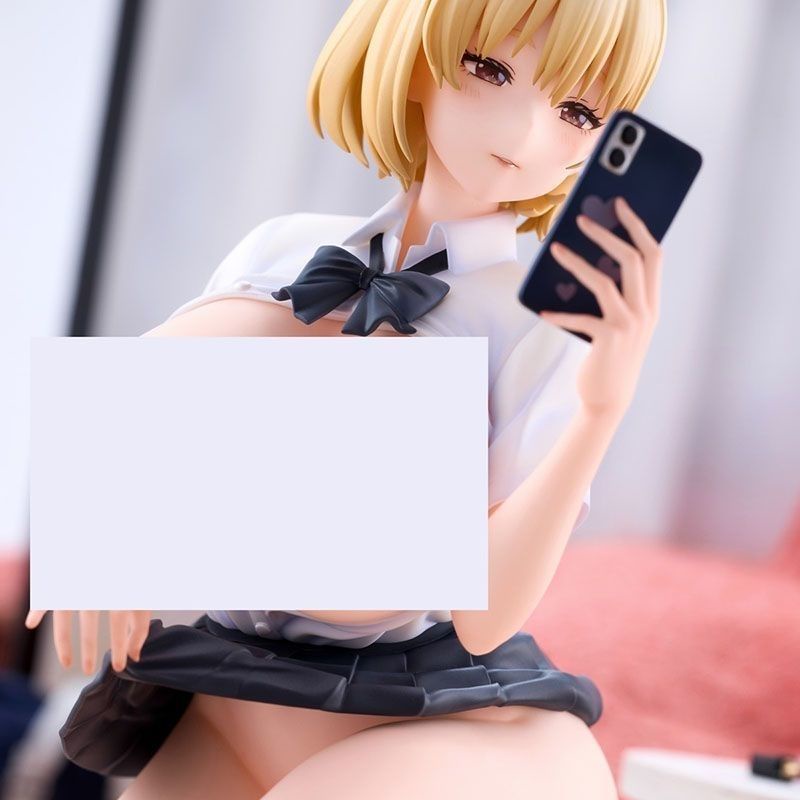 Mô Hình Búp Bê Nữ anime Mặc Váy Ngắn Hai Chiều Đáng Yêu aizi Chính Hãng Có Thể Thay Đổi Khuôn Mặt Thủ Công Để Bàn