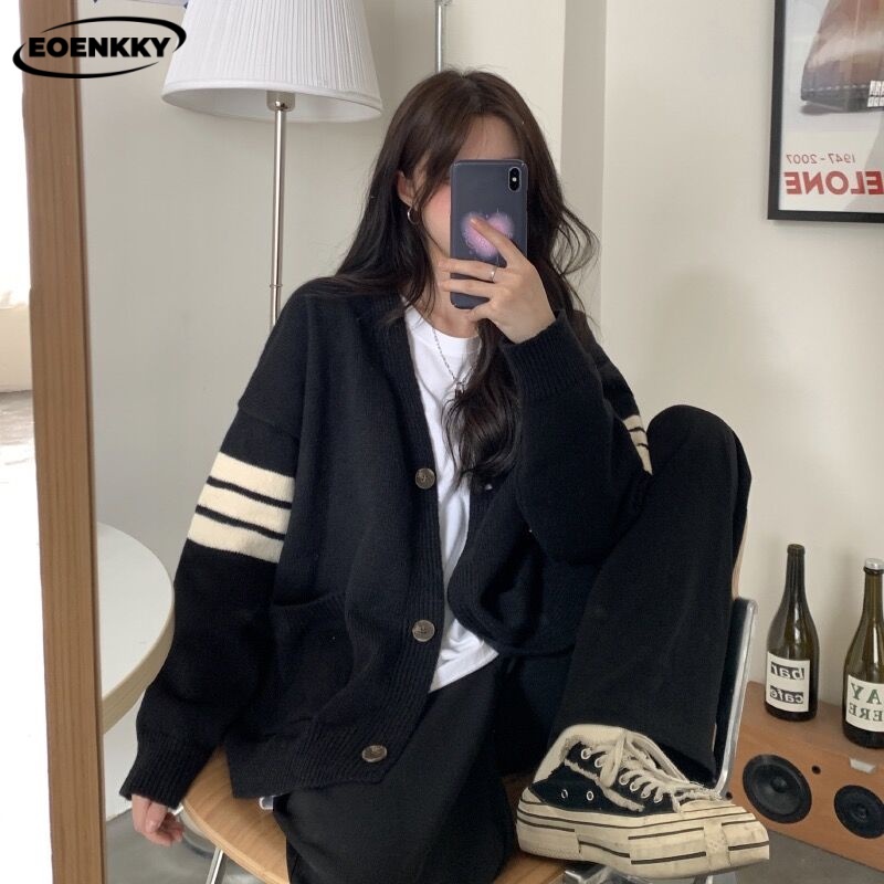 EOENKKY Áo Len áo khoác cardigan  Thời trang hàn quốc Phong cách Đẹp Thời trang Hàn Quốc WMY239076L 37Z230915