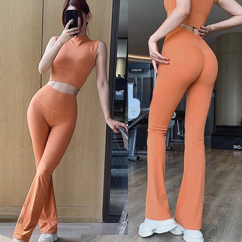 Set Đồ Thể Thao  Áo Ngực Thể Thao Không Tay Loe Tập yoga