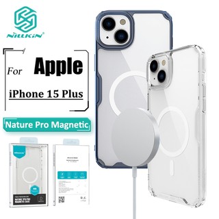 Ốp điện thoại NILLKIN TPU trong suốt chống sốc thích hợp cho iPhone 15 Plus