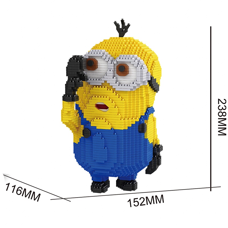 Nano block Bộ Đồ Chơi Lắp Ráp minions Sáng Tạo Cho Bé