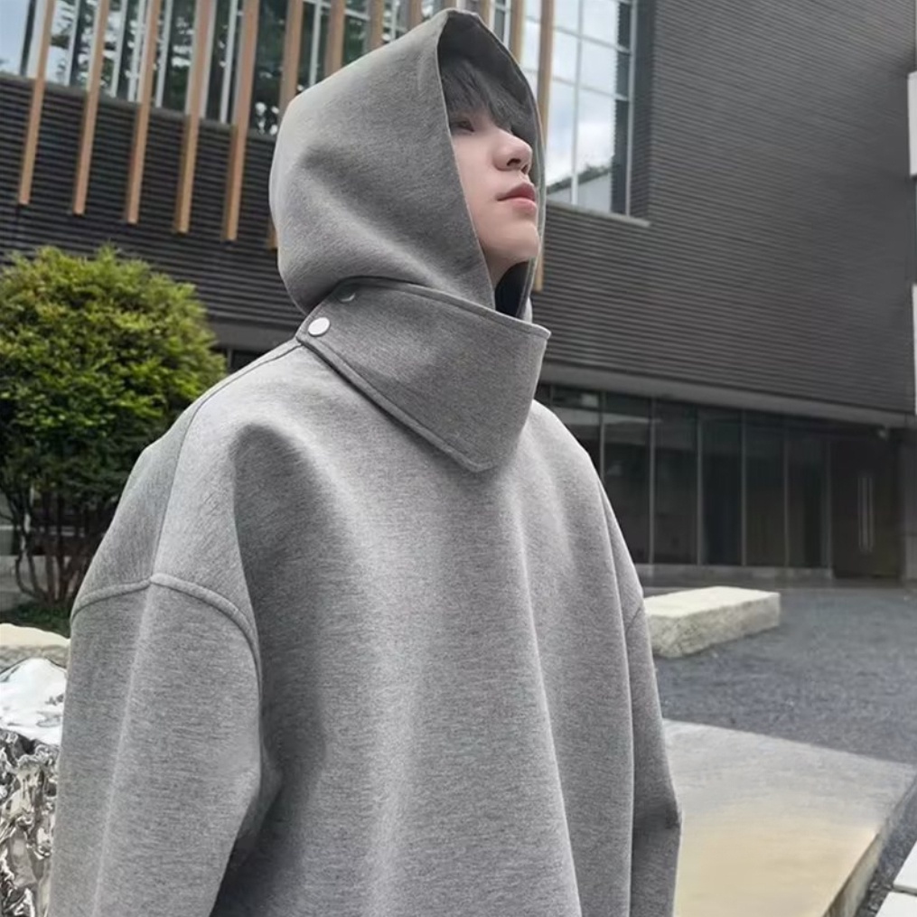 Áo hoodie Dáng Rộng Cổ Rùa Thời Trang unisex áo hoodie xám áo hoodie nam dày áo hoodie nam form rộng