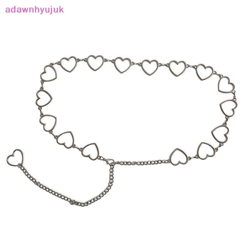 Thắt Lưng Dây Xích 100cm Hình Trái Tim Rỗng Phong Cách hip hop Cổ Điển Thời Trang Cho Nữ vn