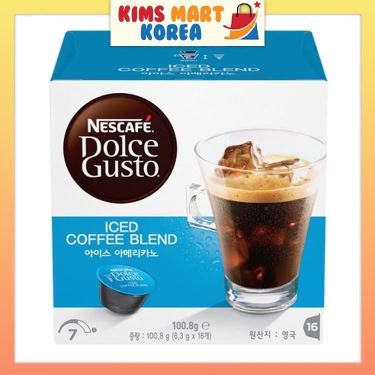 Dolce Gusto Iced Americano Coffee Blend Capsule Coffee 6.3g x 16 chiếc