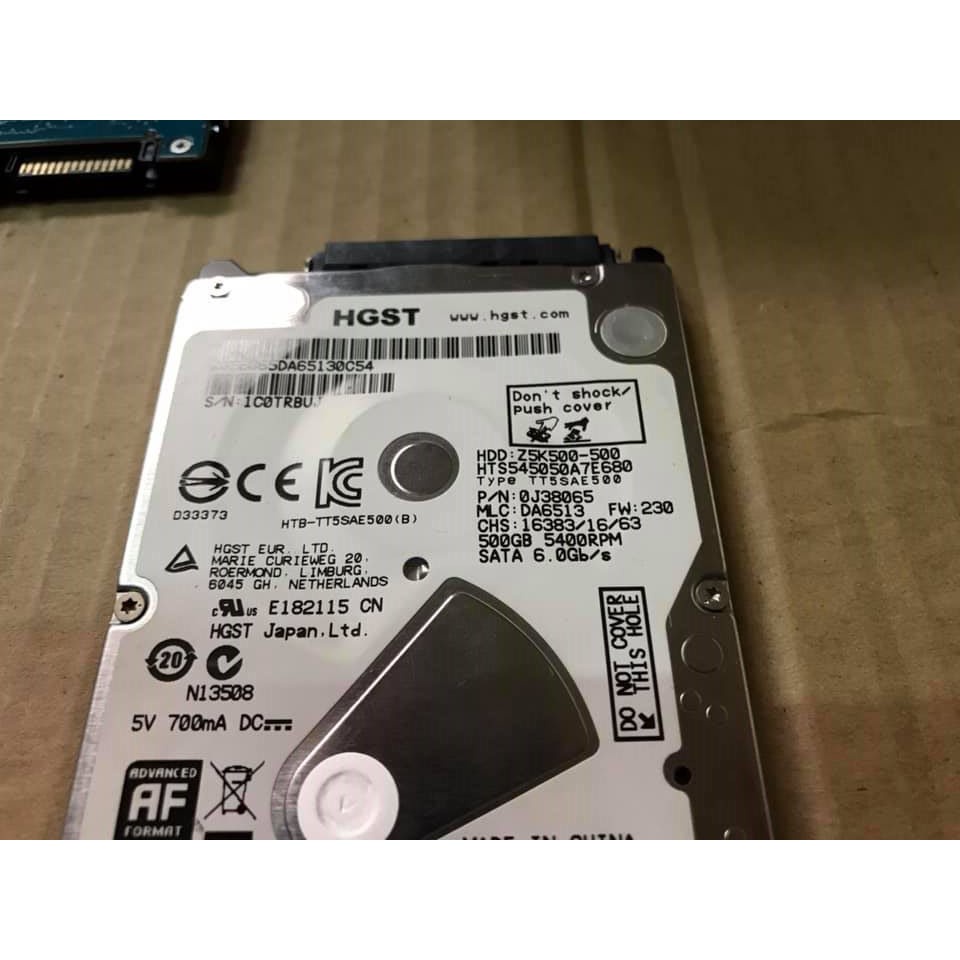 [FREESHIP] Ổ Cứng Laptop 500GB Slim Mỏng BH 1 Năm HDD 500G
