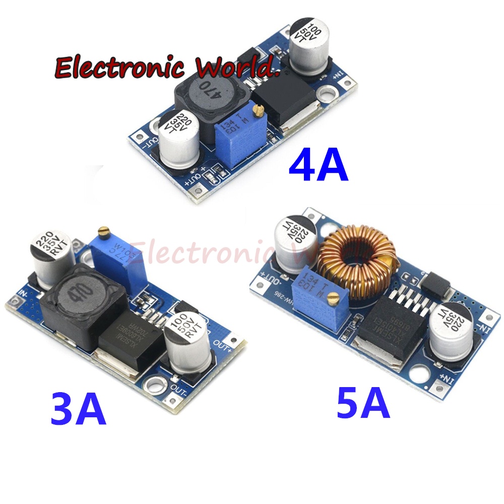 1 Cái Có Thể Điều Chỉnh DC Sang DC LM2596 LM2596S XL4015 Buck Boost Module 3A 4A 5A Mô Đun Điều Chỉn