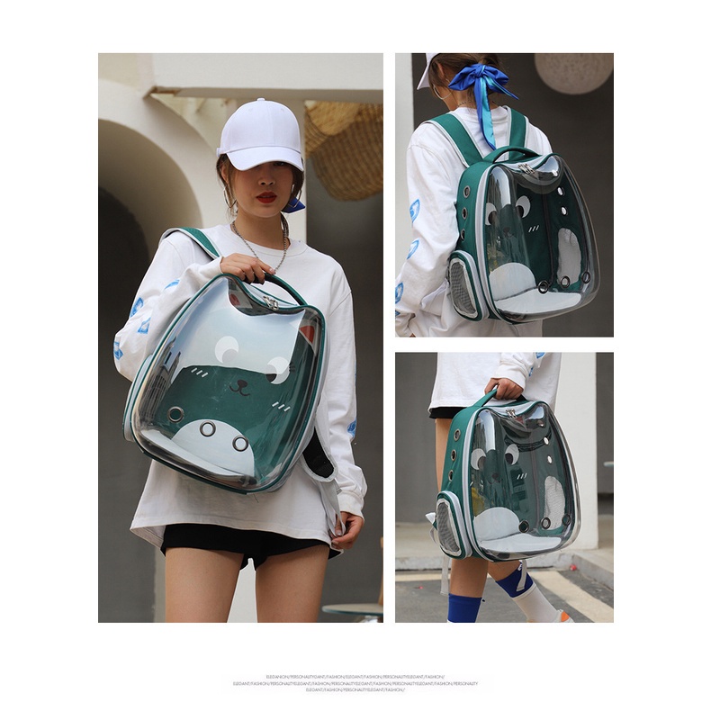 Balo Tai Mèo Phi Hành Gia Trong Suốt Nhiều Mẫu Mã , Balo Vận Chuyển Chó Mèo thú cưng